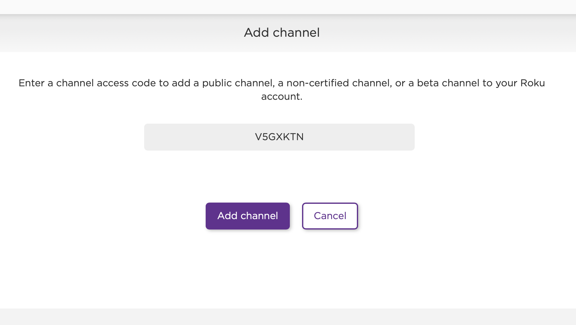 I want to stream to roku